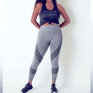 Pink stretchy leggings